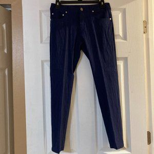 Navy Blue ERIC Slim Dress Slacks Size 4